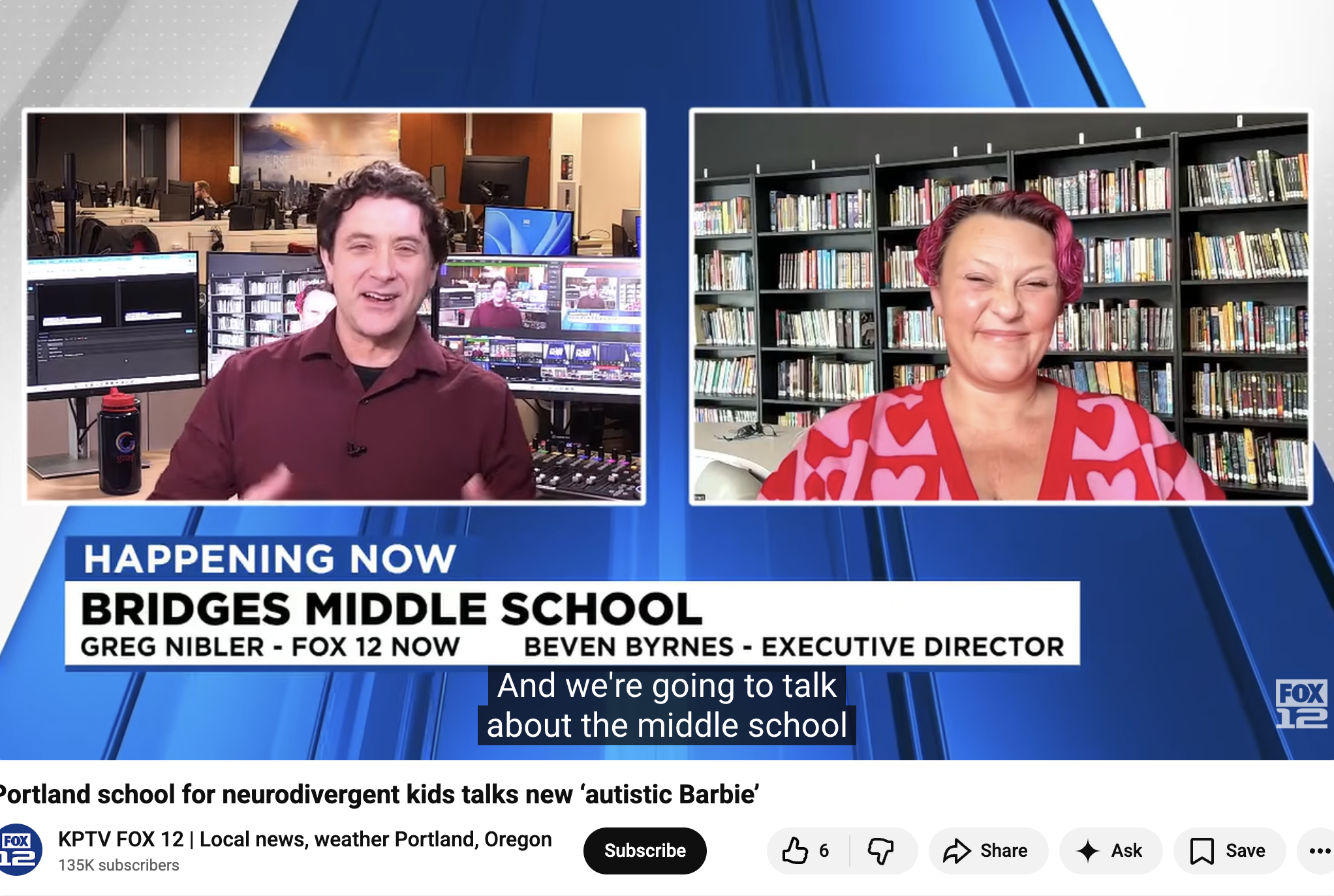 Autistic Barbie and Bridges: A Conversation About Representation on FOX 12