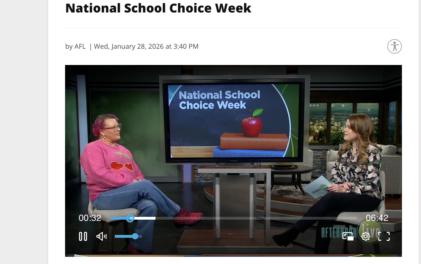 Bridges Executive Director Spotlighted During National School Choice Week on KATU Afternoon Live